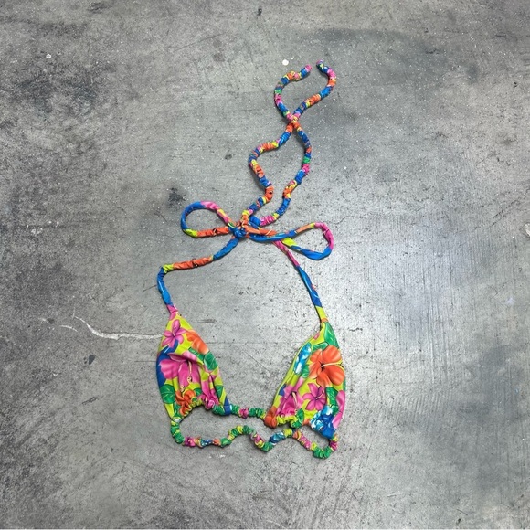 FRANKIES BIKINIS Floral Bikini Top XS - Picture 4 of 5